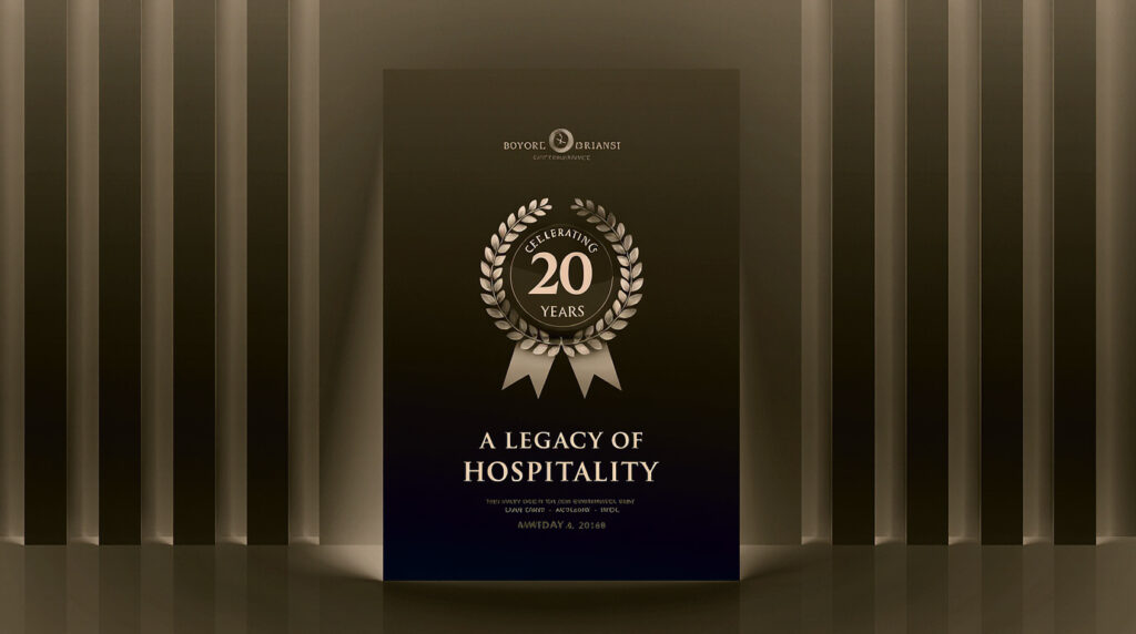 a legacy of hospitality iconic emblematic poster design celebrating 20 years of experience featuri 1hkl2dz0omp8nqthqnow 1extra dark a legacy of hospitality iconic emblematic poster design celebrating 20 years of experience featuri 1hkl2dz0omp8nqthqnow 1extra dark
